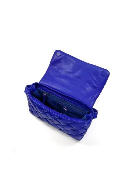 Dune London Blue 'Dempsy' Leather Cross Body Bag