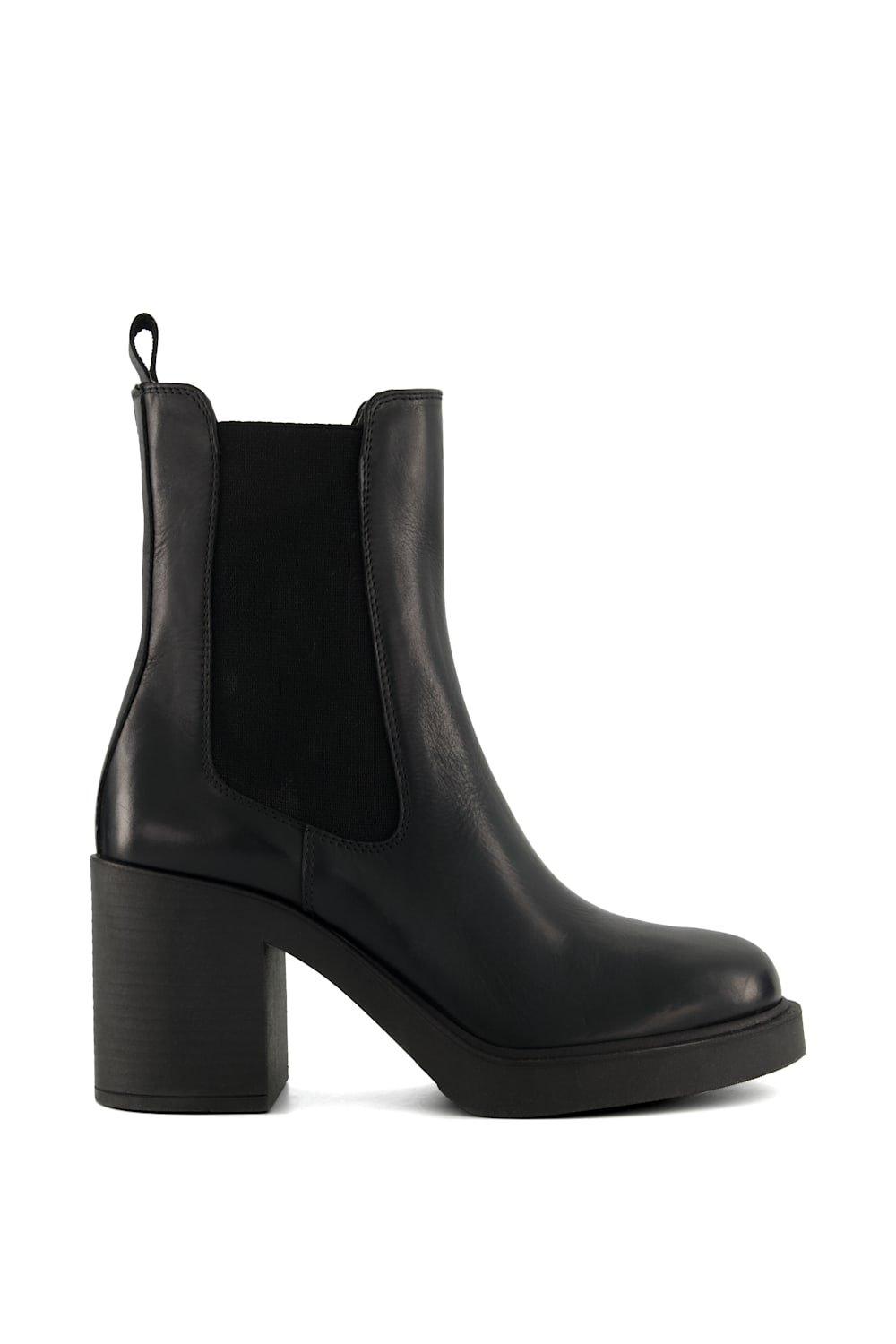 Boots | 'Pinaz' Leather Ankle Boots | Dune London