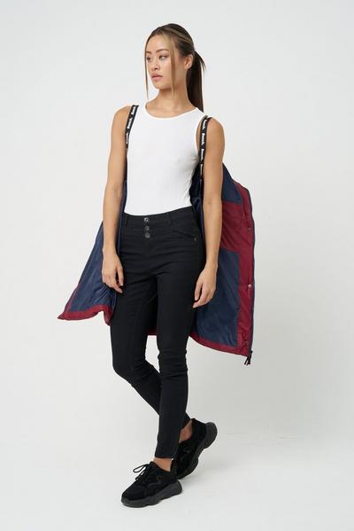 Bench Burgundy 'Ariele' Hooded Jacket
