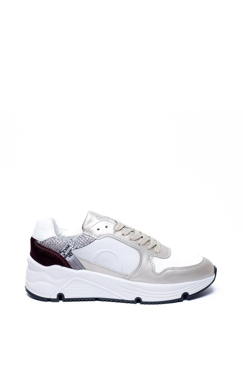 Trainers | 'The Lucia' Chunky Leather Runner Trainer | OSPREY LONDON
