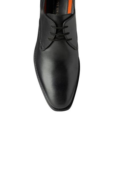 Frank Wright Black 'Ivy' Leather Derby Shoe
