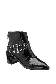Ravel Black Black Shiny 'Ruby' Zip-Up Ankle Boots