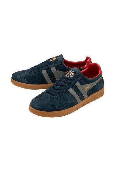 Gola Navy 'Hurricane' Suede Lace-Up Trainers