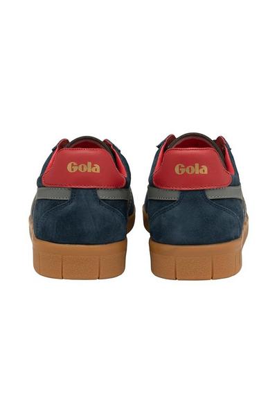 Gola Navy 'Hurricane' Suede Lace-Up Trainers