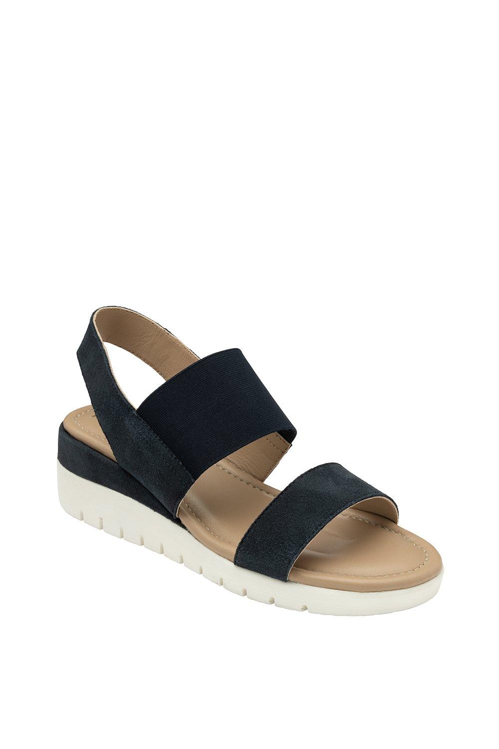 Lotus 'Cecilla' Open-Toe Wedge Sandals | Debenhams