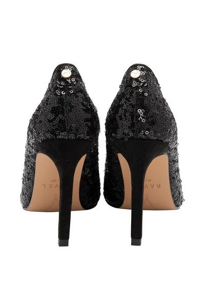 Ravel Black 'Edson' Pointed-Toe Court Shoes