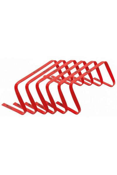 Precision Red Flat Hurdles (Pack Of 6)