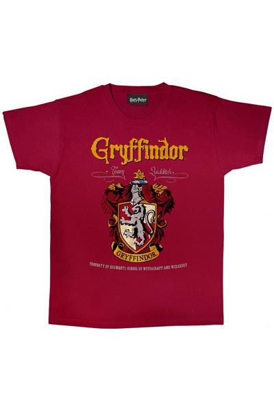 Harry Potter Burgundy Gryffindor Crest T-Shirt