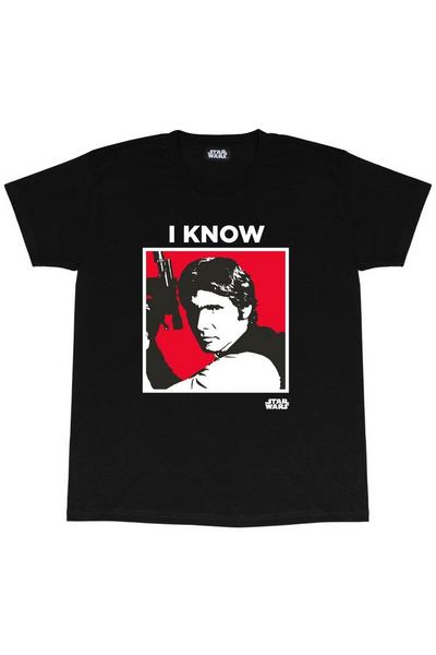 Star Wars Black I Know Han Solo T-Shirt