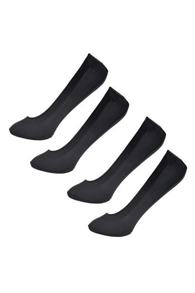 Foxbury Black Laser Cut Footsies (4 Pairs)