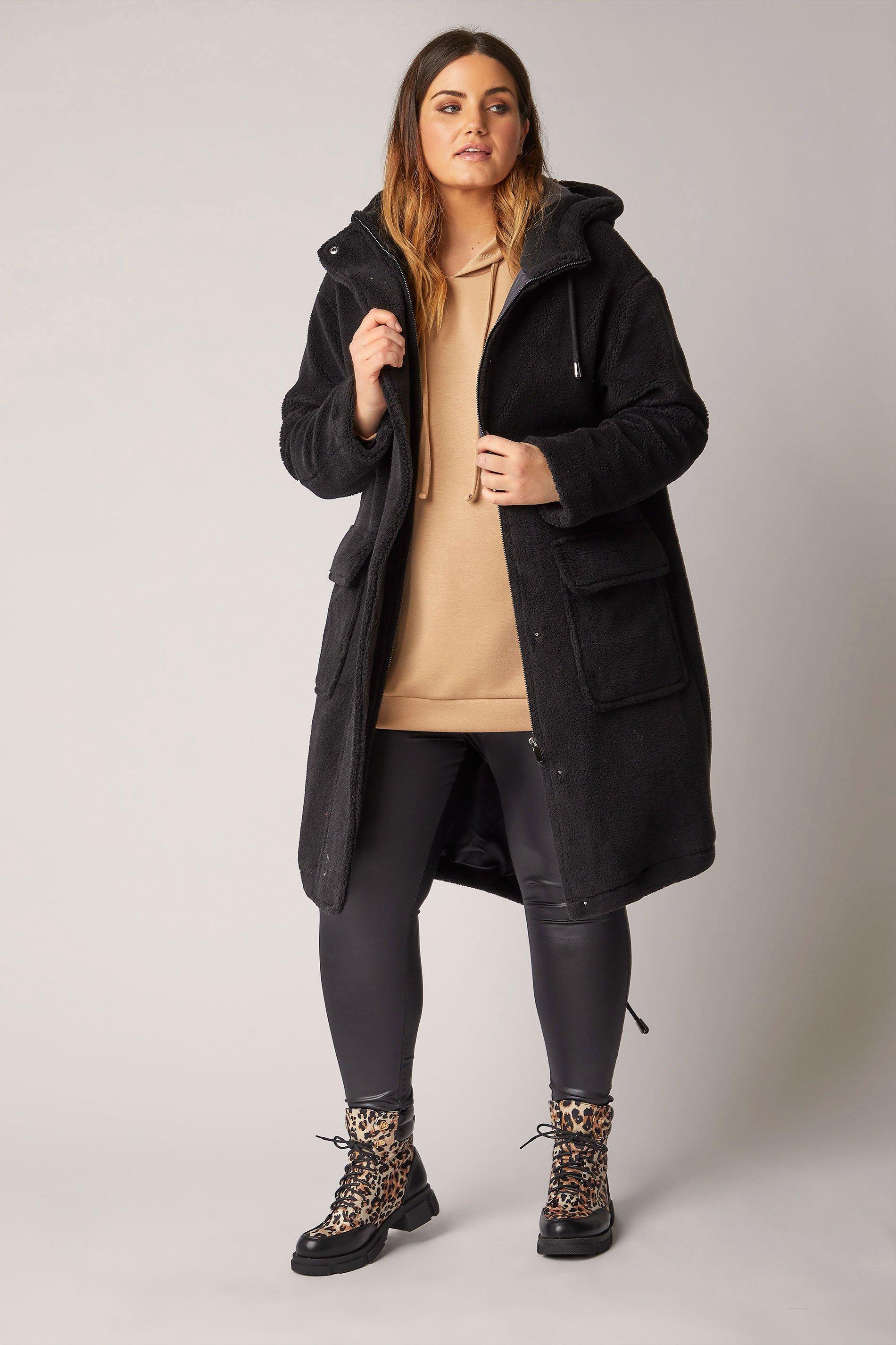 long black parka womens