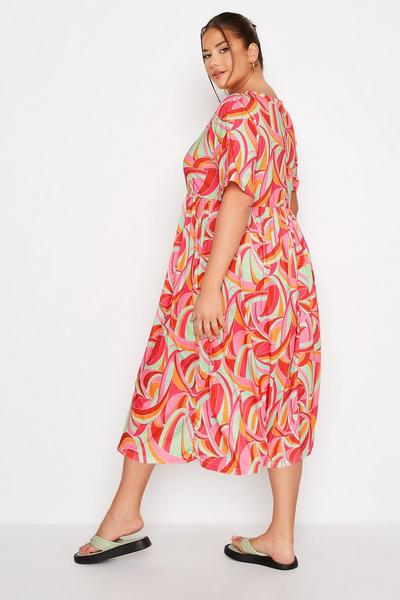 Yours Green Midaxi Smock Dress