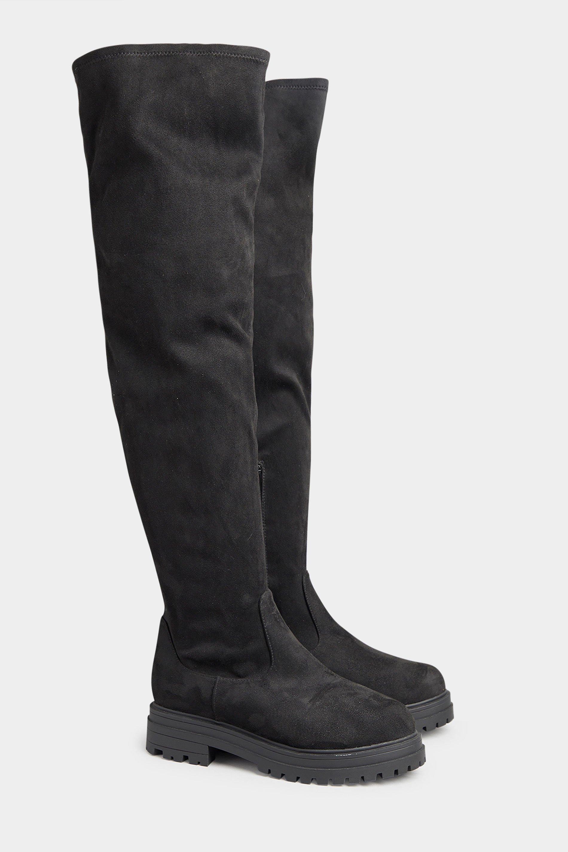 debenhams brown knee high boots