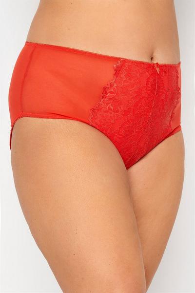 Yours Red Lace Briefs