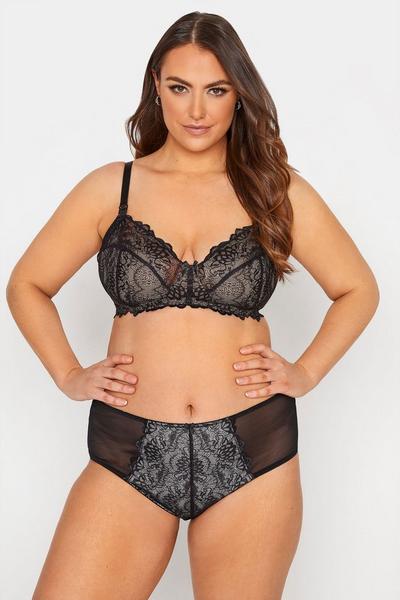 Yours Black Nursing Bra
