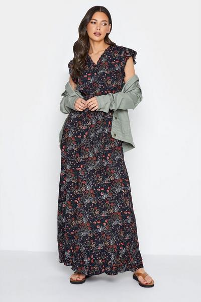 Long Tall Sally Tall Frill Sleeve Maxi Dress