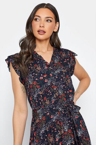 Long Tall Sally Tall Frill Sleeve Maxi Dress