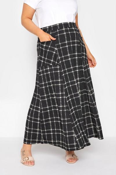 Yours Grey Maxi Skirt