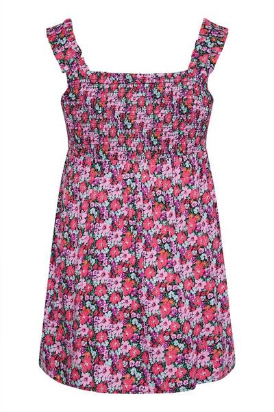 Yours Pink Printed Vest Top