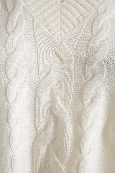 Yours White Knitted Vest
