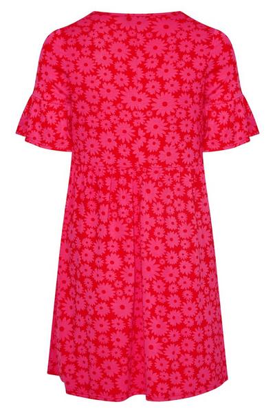 Yours Red Smock Tunic Dress