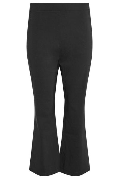 PixieGirl Black Petite Stretch Bootcut Trousers