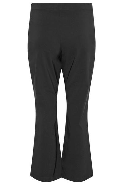 PixieGirl Black Petite Stretch Bootcut Trousers