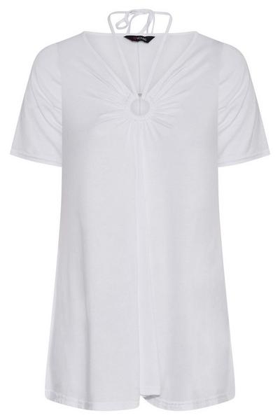 Yours White Ring Detail Swing Top