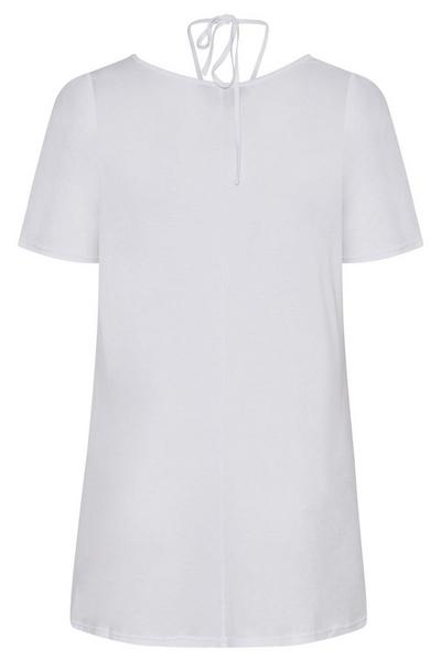 Yours White Ring Detail Swing Top