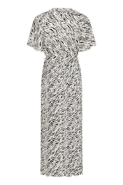 Long Tall Sally Brown Tall Pleated Midi Dress