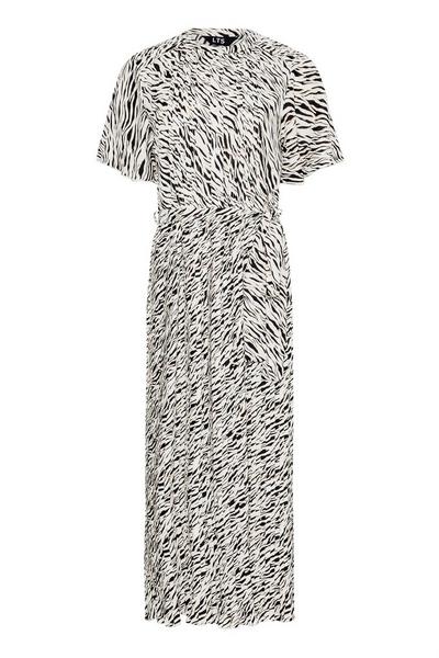 Long Tall Sally Brown Tall Pleated Midi Dress