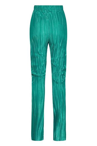 Long Tall Sally Green Tall Wide Leg Trousers