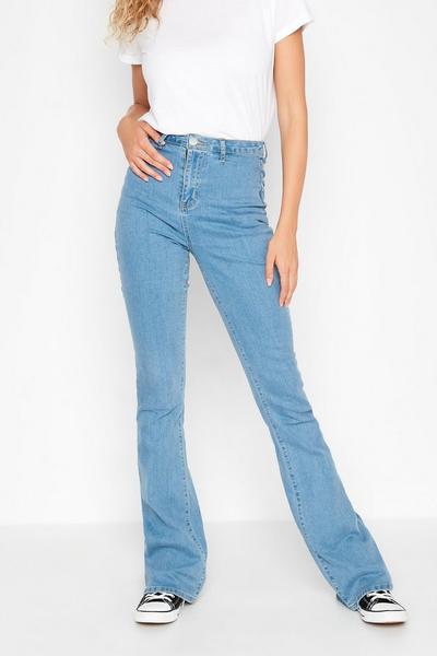 Long Tall Sally Blue Tall Flared Jeans