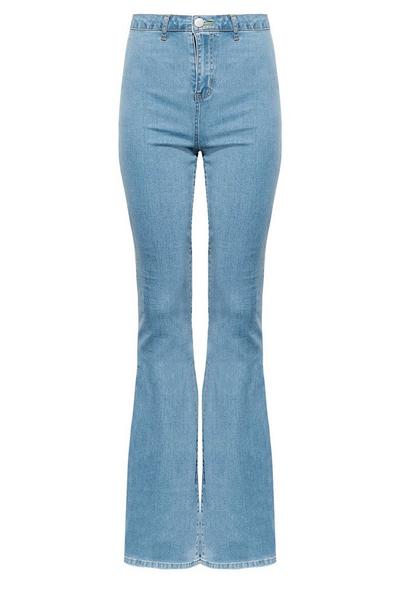 Long Tall Sally Blue Tall Flared Jeans