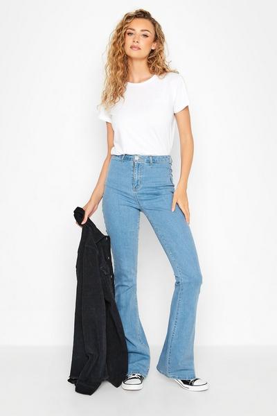 Long Tall Sally Blue Tall Flared Jeans