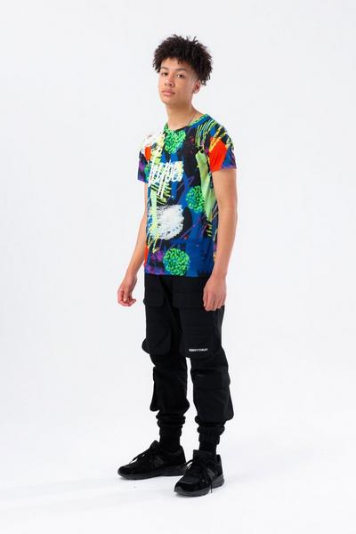 Hype Black Primary Scribble Script T-Shirt