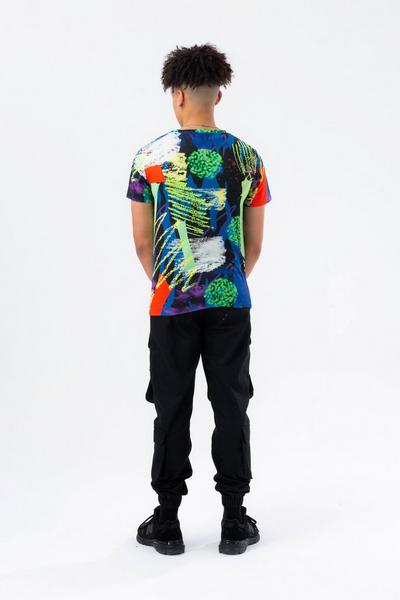 Hype Black Primary Scribble Script T-Shirt