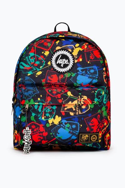 Hype Black Harry Potter X House Splat Backpack