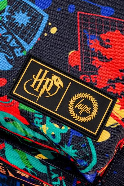 Hype Black Harry Potter X House Splat Backpack