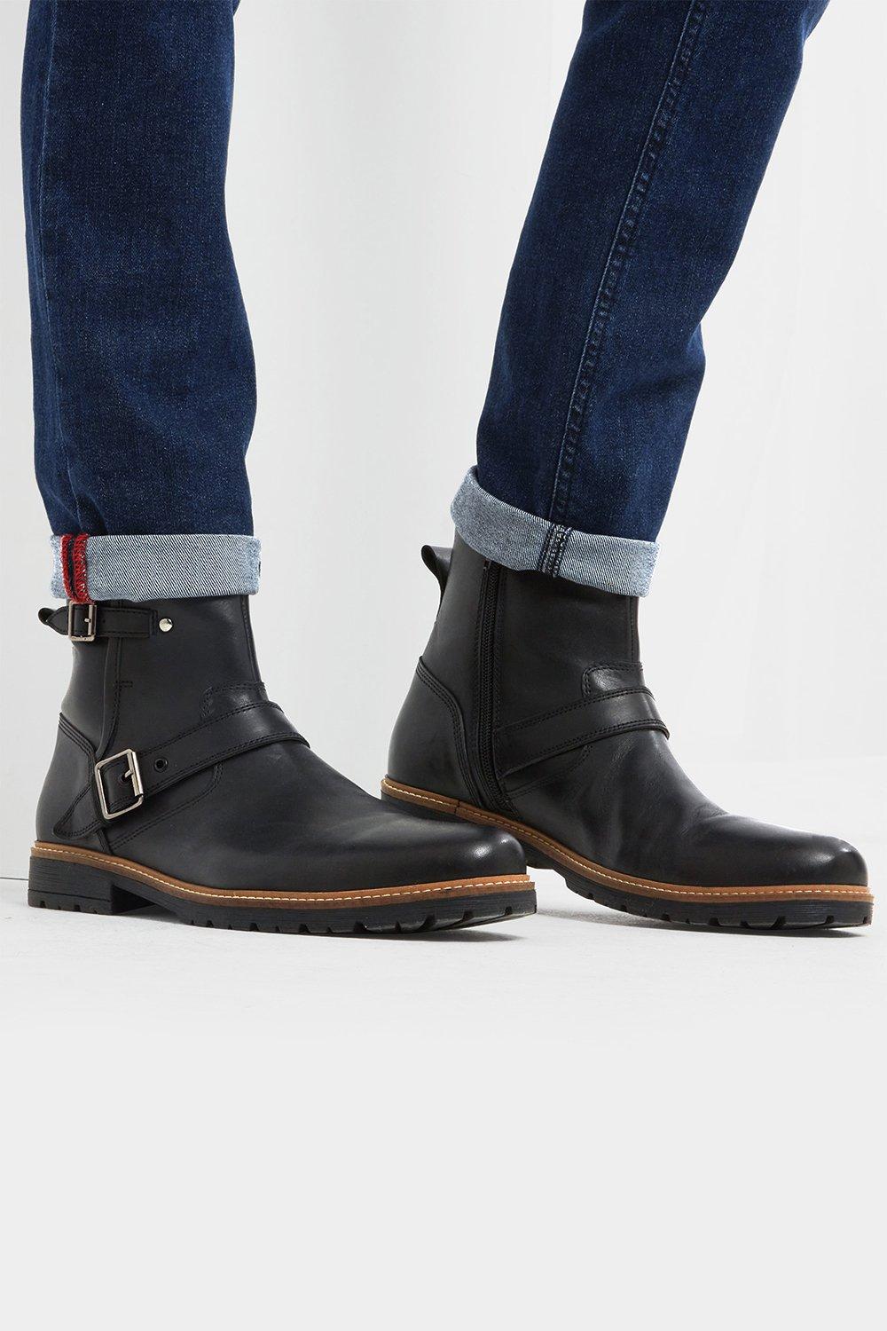 mens brown boots debenhams