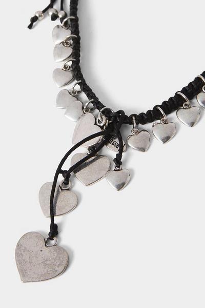 Joe Browns Black Boho Tribal Hearts Necklace
