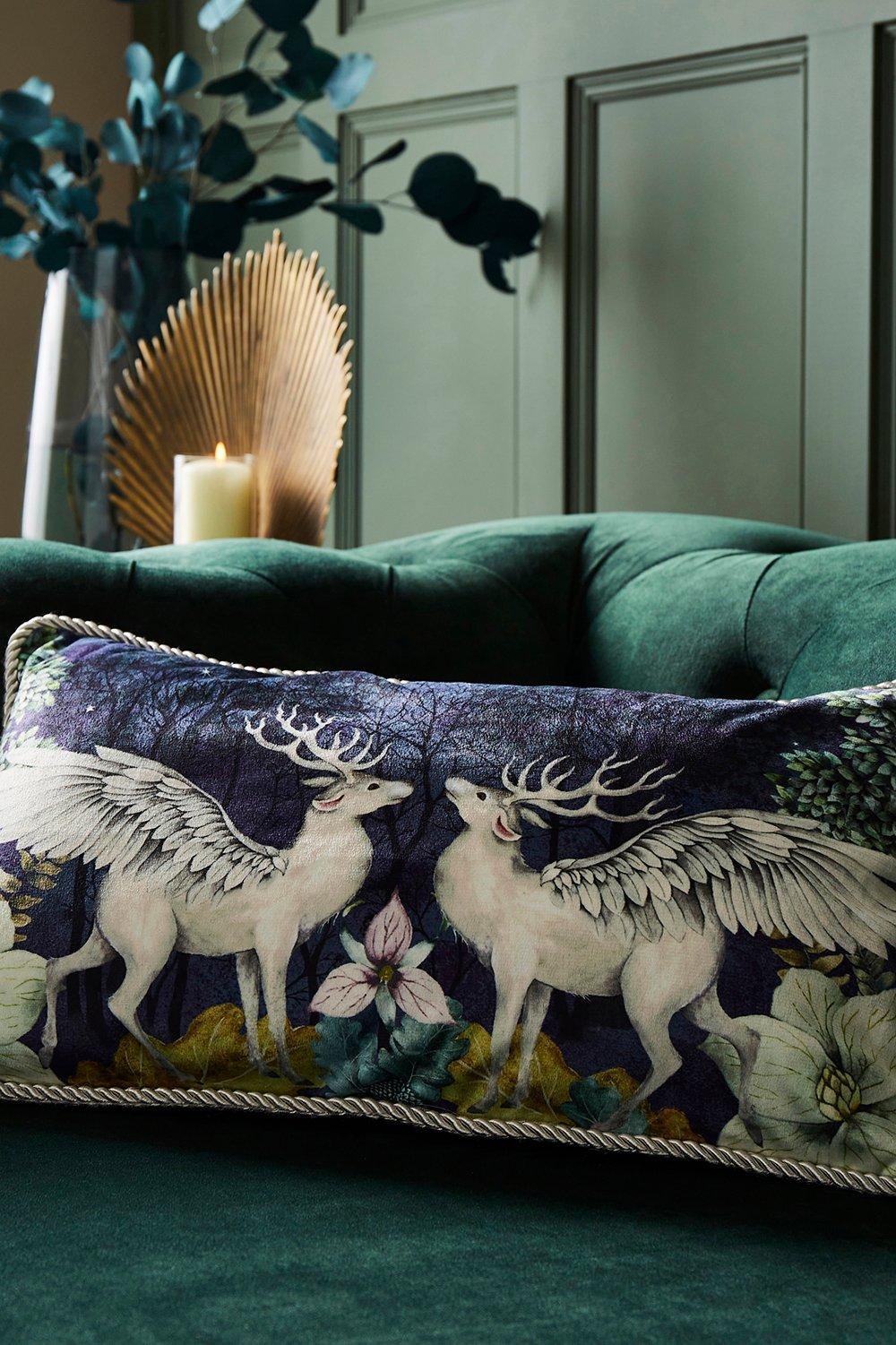 Soft Furnishings | Fabulous Forest Boudoir Cushion | Joe Browns