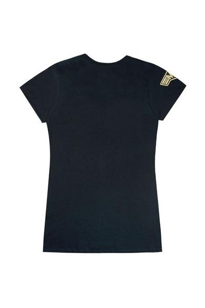 Captain Marvel Black Shield Pocket Placement T-Shirt