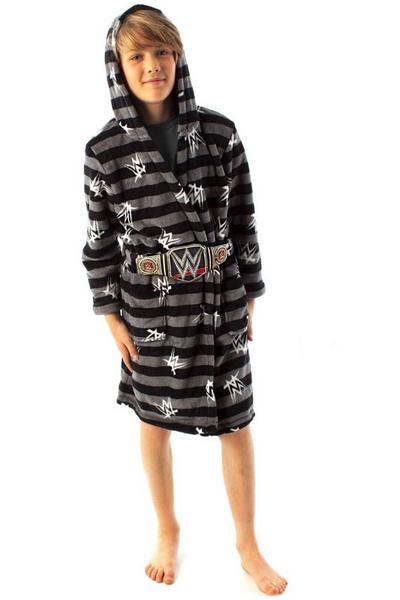 WWE Charcoal Championship Title Belt Dressing Gown