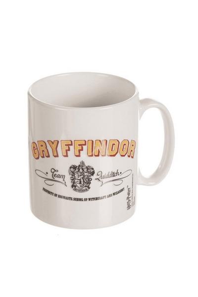 Harry Potter White Gryffindor Team Quidditch Mug