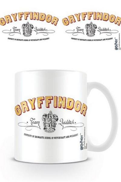 Harry Potter White Gryffindor Team Quidditch Mug