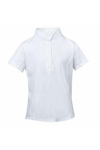 Dublin White Ria Short-Sleeved Competition Shirt