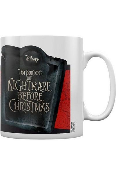 Nightmare Before Christmas White Banner Jack Skellington Mug