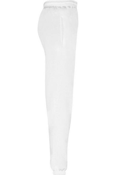Fruit of the Loom White Fruit Of Loom Classic 80/20 Elasticated Sweatpants