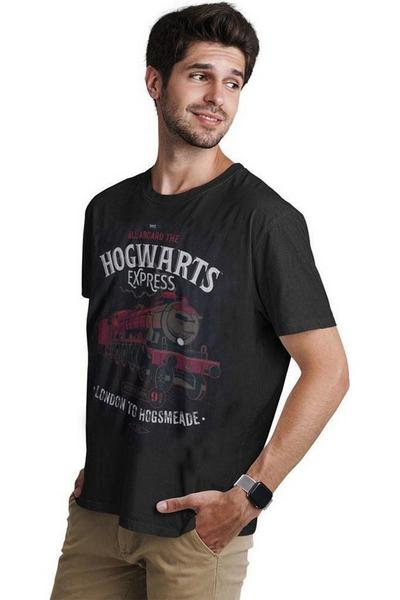 Harry Potter Black All Aboard T-Shirt